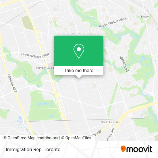 Immigration Rep map