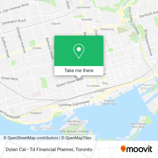 Dylan Cai - Td Financial Planner map