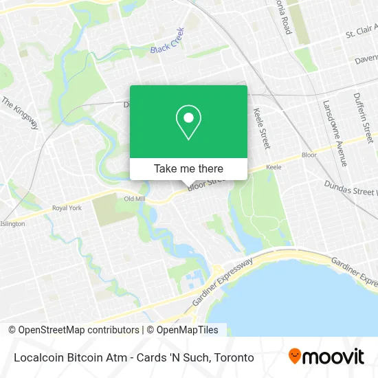 Localcoin Bitcoin Atm - Cards 'N Such map