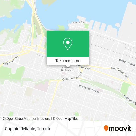 Captain Reliable map