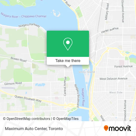 Maximum Auto Center map
