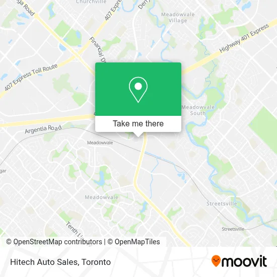 Hitech Auto Sales map