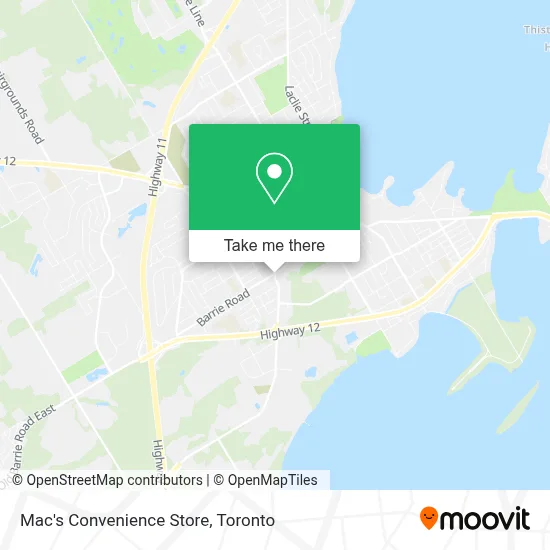 Mac's Convenience Store map