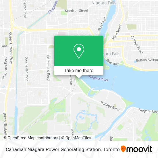 Canadian Niagara Power Generating Station map
