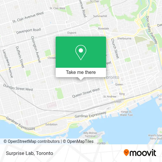 Surprise Lab map