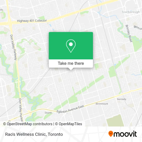 Rao's Wellness Clinic map