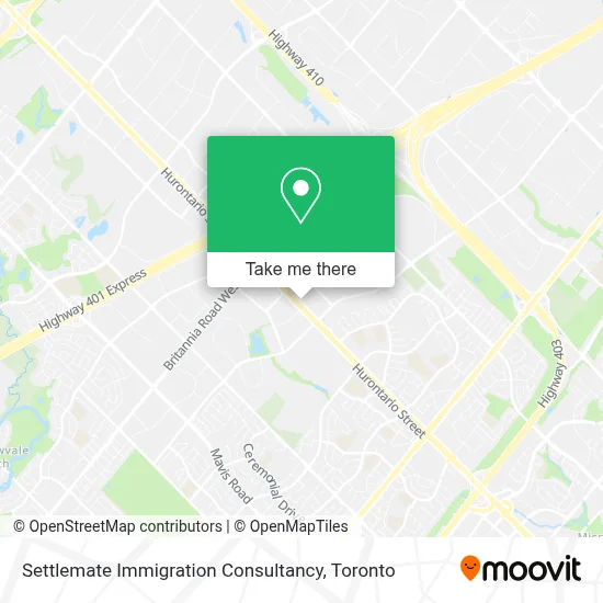 Settlemate Immigration Consultancy map