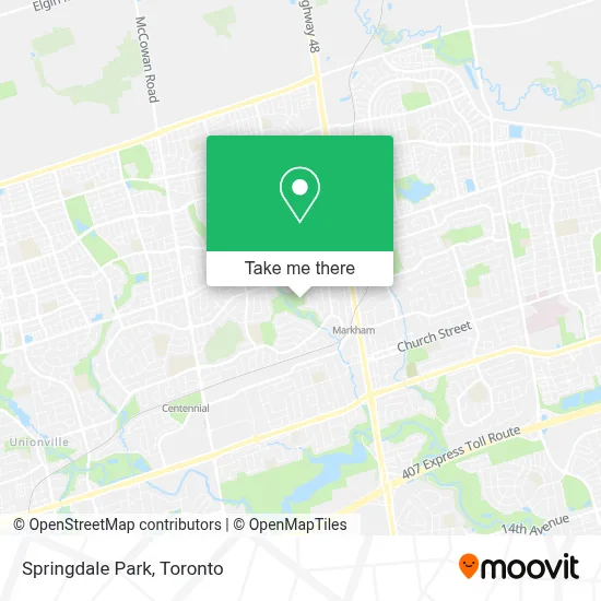 Springdale Park map