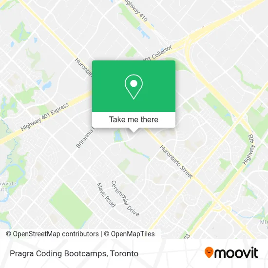 Pragra Coding Bootcamps map
