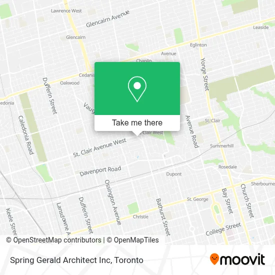 Spring Gerald Architect Inc map
