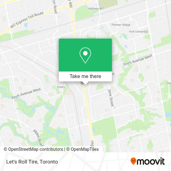 Let's Roll Tire map