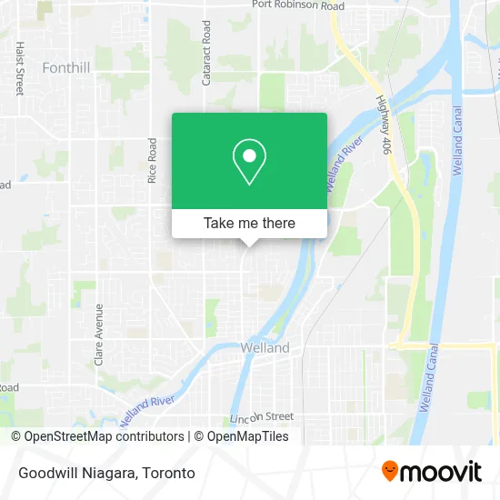 Goodwill Niagara map