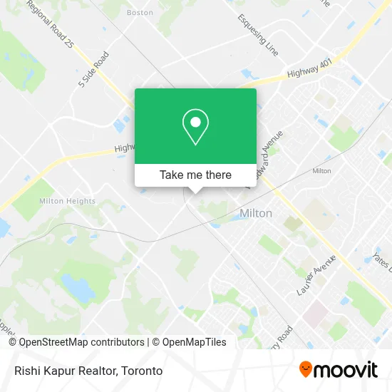 Rishi Kapur Realtor map