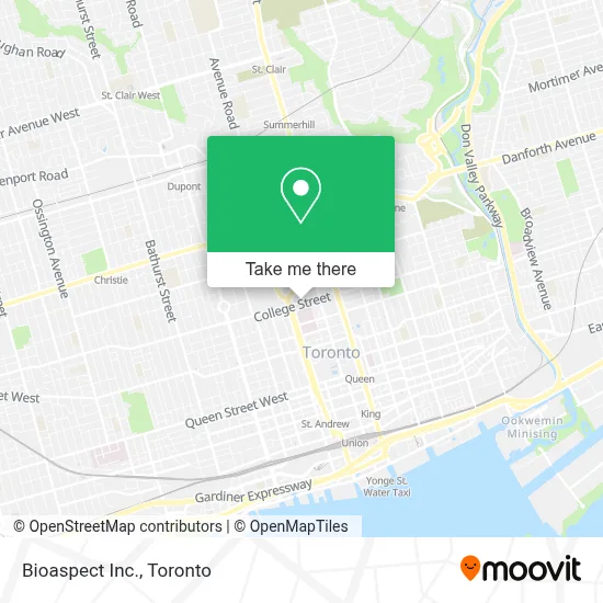 Bioaspect Inc. map