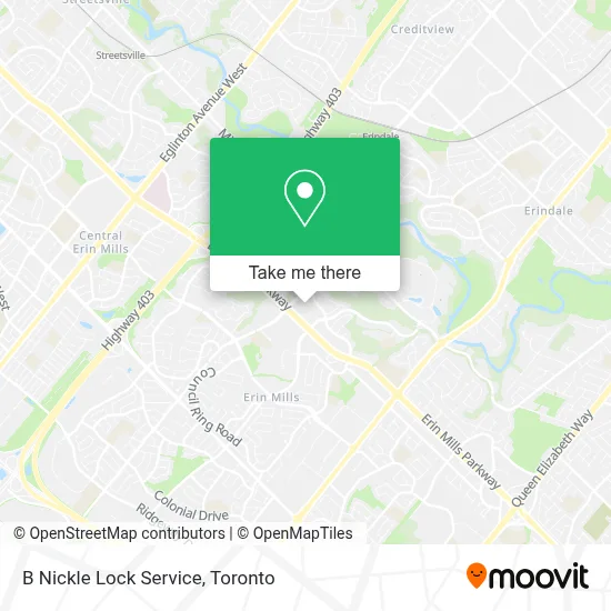 B Nickle Lock Service map