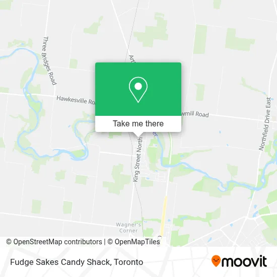 Fudge Sakes Candy Shack map