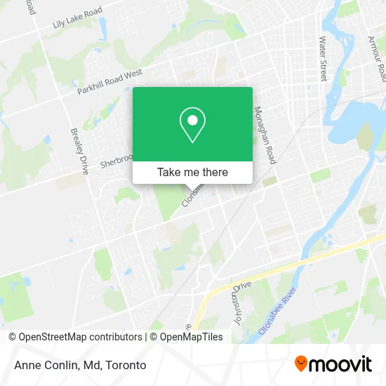 Anne Conlin, Md map