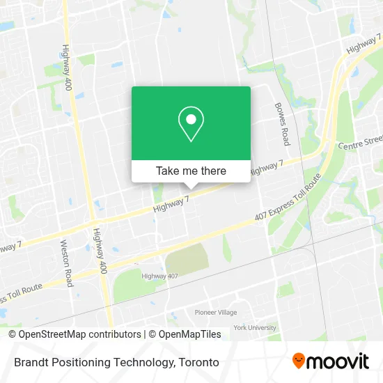 Brandt Positioning Technology map