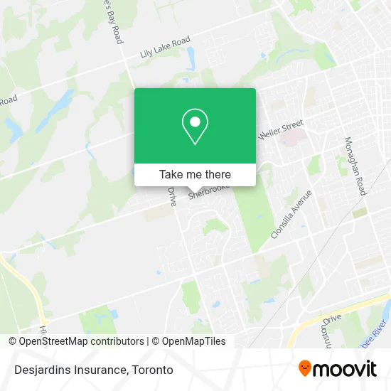 Desjardins Insurance map