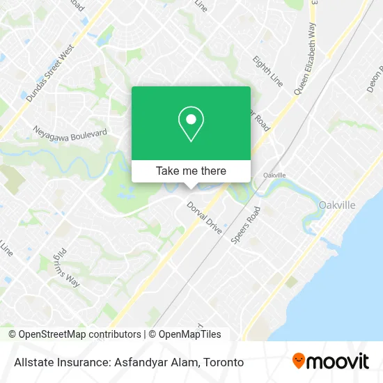 Allstate Insurance: Asfandyar Alam map