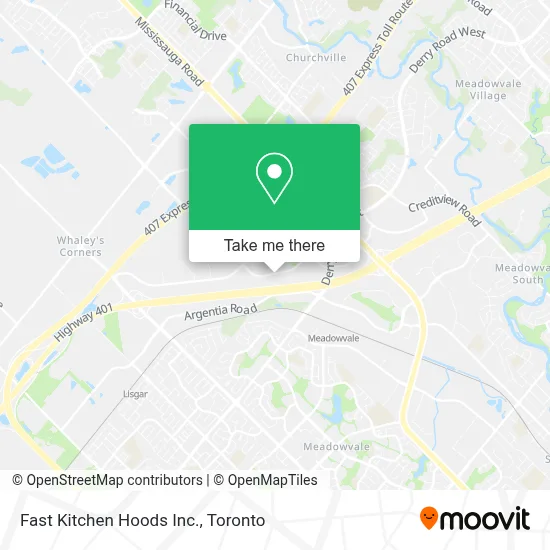Fast Kitchen Hoods Inc. map