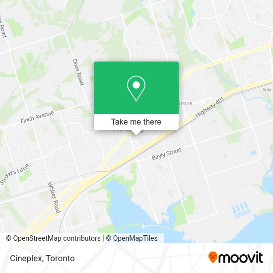 Cineplex map