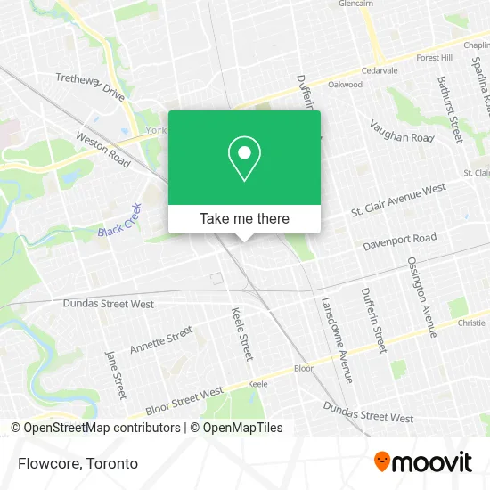 Flowcore map