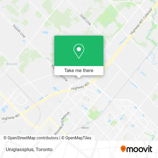 Uniglassplus map