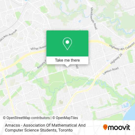 Amacss - Association Of Mathematical And Computer Science Students map