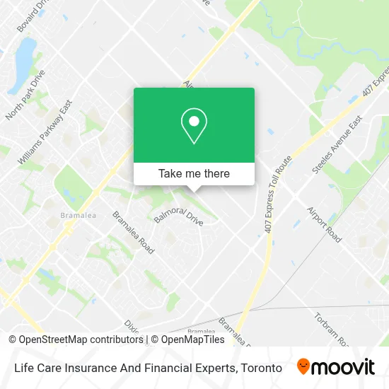 Life Care Insurance And Financial Experts map