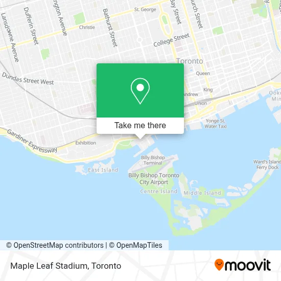 Maple Leaf Stadium map