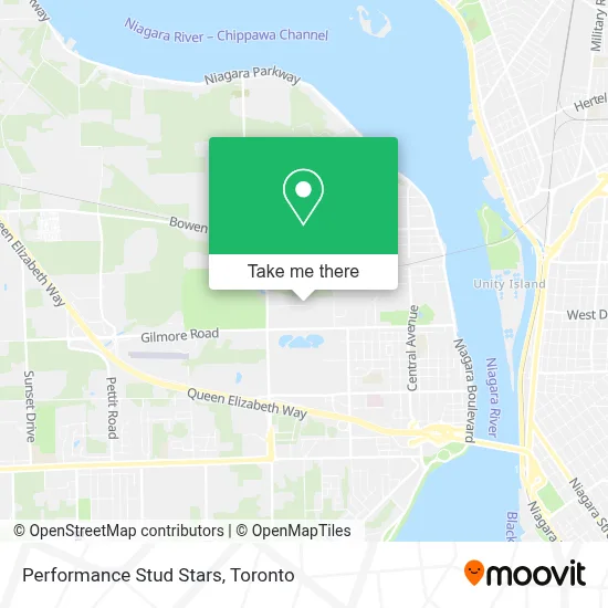 Performance Stud Stars map