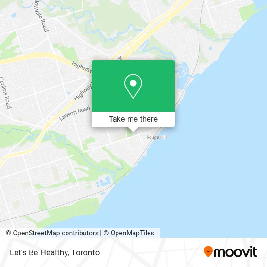 Let's Be Healthy map