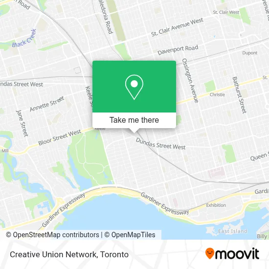Creative Union Network map
