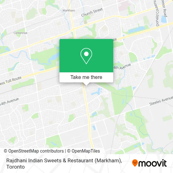 Rajdhani Indian Sweets & Restaurant (Markham) plan