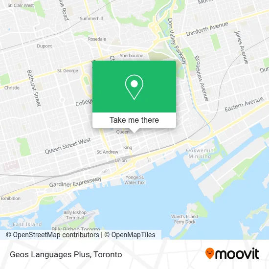 Geos Languages Plus map