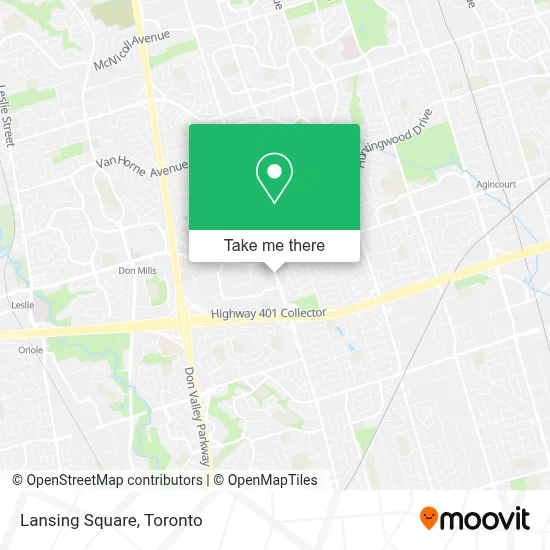 Lansing Square map