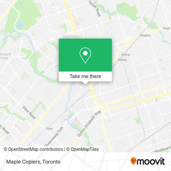 Maple Copiers map