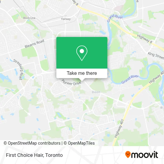 First Choice Hair map