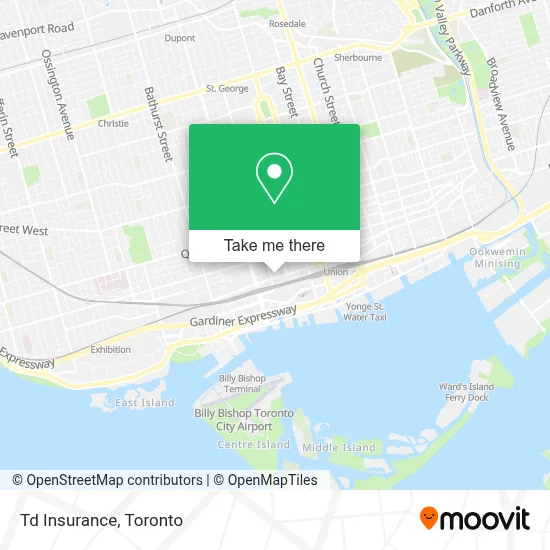 Td Insurance map
