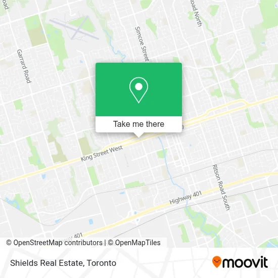 Shields Real Estate map