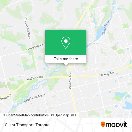 Client Transport map