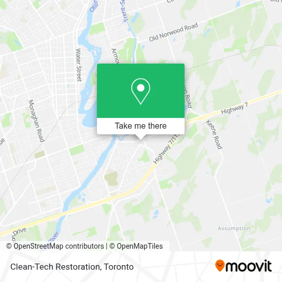 Clean-Tech Restoration map