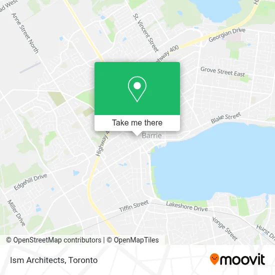 Ism Architects map