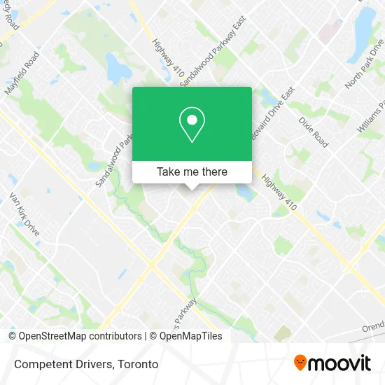 Competent Drivers map