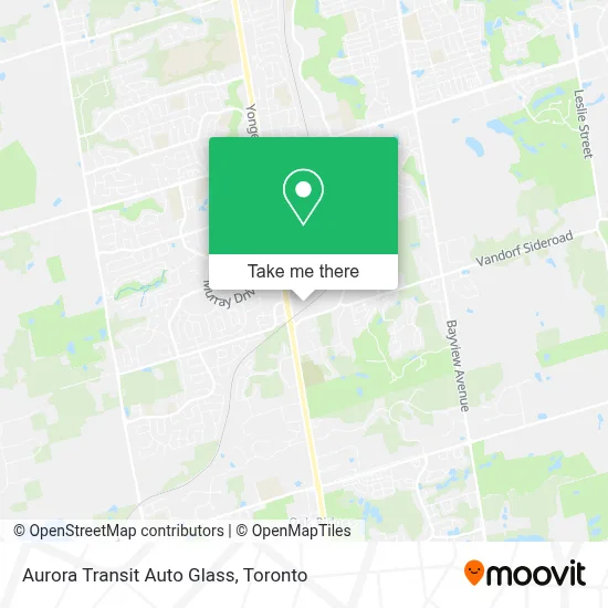 Aurora Transit Auto Glass map