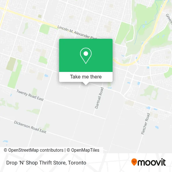 Drop 'N' Shop Thrift Store map