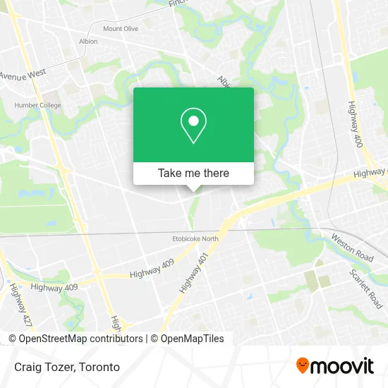 Craig Tozer map
