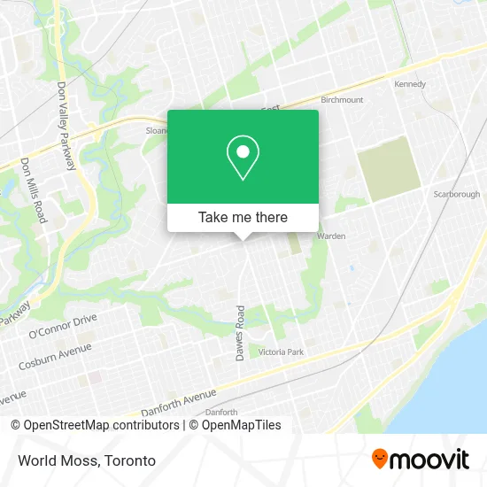 World Moss map