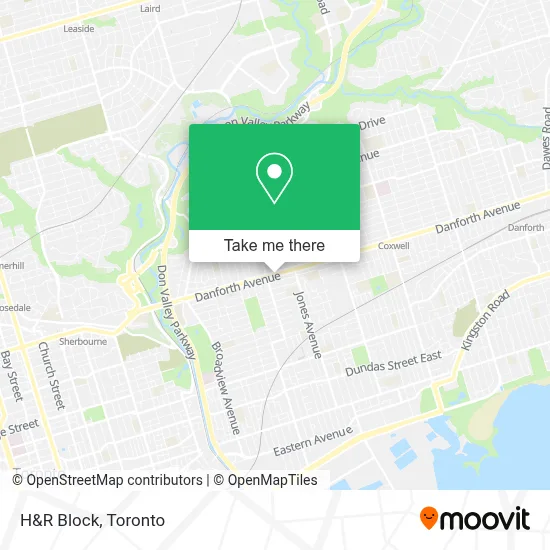 H&R Block map